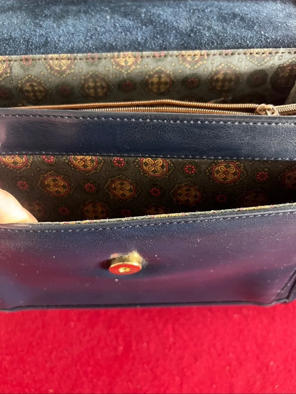 Leather crossbody handbag, Rosenio Splendid
